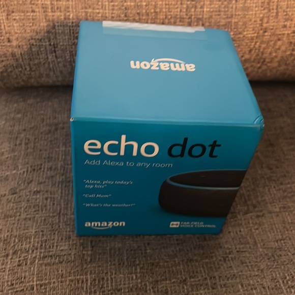 NEW Echo Dot (3rd Gen) - Smart speaker with Alexa - Charcoal - Picture 8 of 9